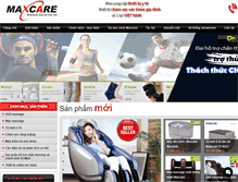 Tablet Screenshot of maxcare.com.vn