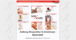 Desktop Screenshot of maxcare.dk